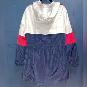 Tommy Hilfiger long windbreaker jacket with a hood